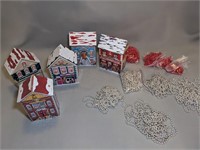 Harry London Tin Village & Assorted Beads
