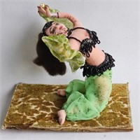 Handmade Soft Doll Belly Dancer 2" Scale