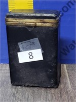 Vintage Leather Cameo Cigarette Case