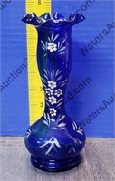 Vintage Hand Painted Cobalt Vase