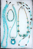 4 TURQUOIS NECKLACES