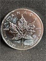 2013 CANADIAN SILVER 5 DOLLAR