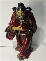 HUGE ANTIQUES CHINESE PORCELAIN FIGURE RED COLOR