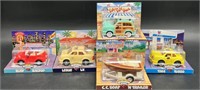 Chevron Toy Cars: Tina Turbo, Woody Wagon+