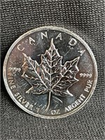 2013 CANADIAN SILVER 5 DOLLAR