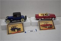 Two Collectible Die Cast Cars