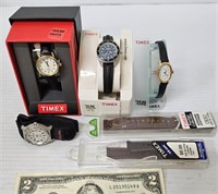Assorted Timex Watches & Bands: Expedition +