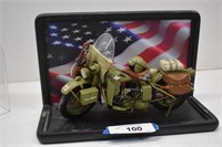 1942 Harley Davidson Franklin Mint Motorcycle