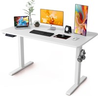 Standing Desk Adjustable Height Desk, White 48x24"