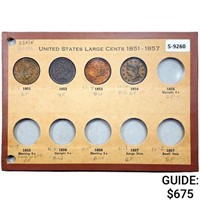 1851-1854 US Large Cents Set [4 Coins]