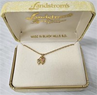 Black Hills Gold  Leaves Necklace Landstom's