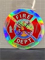 Fire dept decal