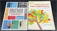2 Nursing Books: Public Health, Clinical Manual
