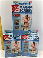 3 NEW " MAGNA SCREENS" AS SEEN ON TV