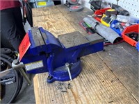 8 foot workbench/grinder/vice/tools