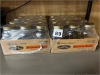 Case of 12, 32oz Quart Jars lot of 2