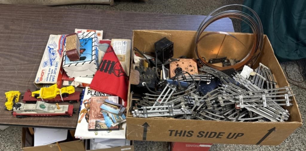 HUGE LOT OF RAILROAD AND TOY TRAIN ITEMS / SHIPS
