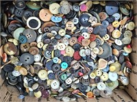 Lot of Vintage Buttons - 10.8 lbs