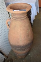 Terra Cotta Vase w/ Handle  16x16x38