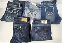 5 Jeans w Pocket Bling: True Religion, Vigoss +