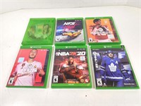 GUC Assorted XBOX ONE Video Games (x6)