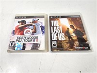 GUC Assorted PS3 Video Games (x2)