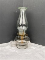 Antique Globe Glass Finger Oil Lamp