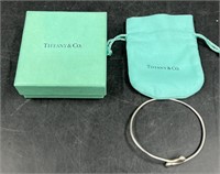 Tiffany .925 Sterling Silver Bracelet w Box, Bag