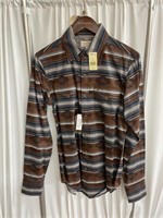 Stetson Western Snap Shirt Sz S