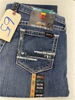 Ariat Low Rise Jeans Boot Cut 34x38