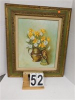 Floral Picture 29.5"T X 25.5"W