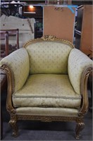 Vintage Carved Parlor Chair,See Photos 4 Cond
