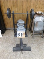 Weight Bench w/ Weights