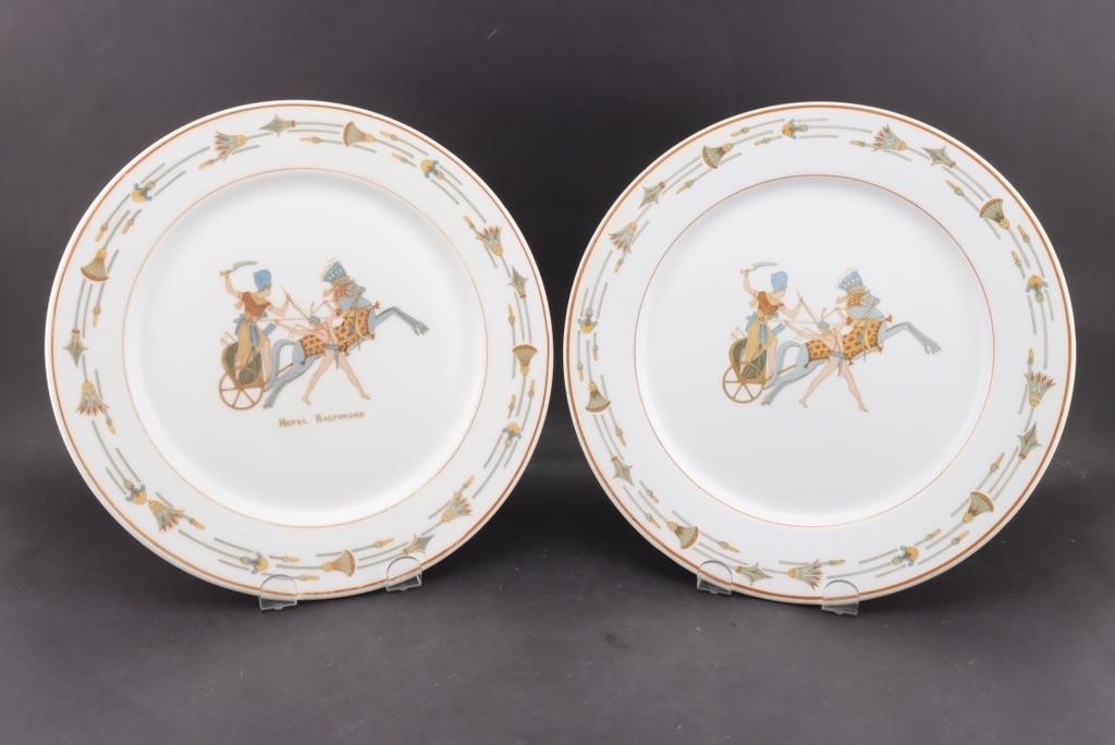 Pair of Plates From the Hotel Baltimore KC