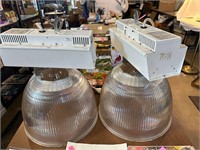 **2 LARGE INDUSTRIAL LIGHTS