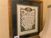 Framed Cross Stitch & Wall Art