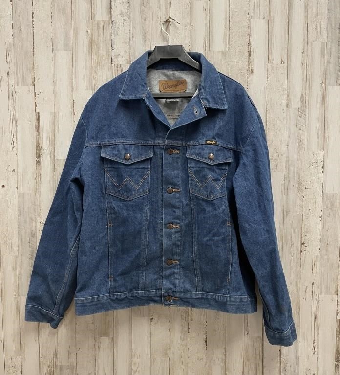 Vintage Wrangler Authentic Western Denim Jacket XL