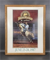 1987 Signed John Bradshaw Reno Rodeo Print