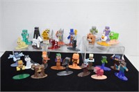 28- Small Metal "Mine Craft" Collectable Figurines