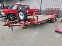 CORNPRO 6'8" X 16' WITH 2' DOVETAIL TRAILER WITH