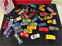 BOX OF TOY VEHICLES