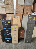 (4) FILING CABINETS