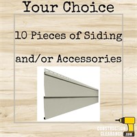 Pick Your Own Siding & Accessories - 10 Pieces