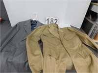 Gray Jacket - Brown Jacket  Size Sm ??