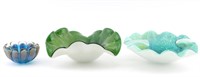 3 Murano Art Glass Bowls