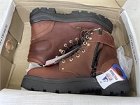 Steel Blue Lace Up Work Boots Sz 10-1/2