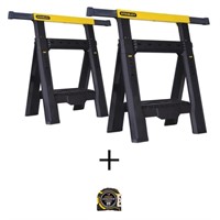 E1160  Stanley Sawhorse Set 31" and FATMAX Tape 25