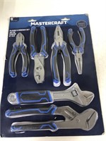 MASTERCRAFT 6PC PLIERS AND WRENCH SET