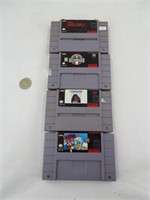 3 jeux de Super Nintendo dont Mario Paint