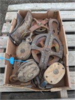 Assorted Old Pulleys